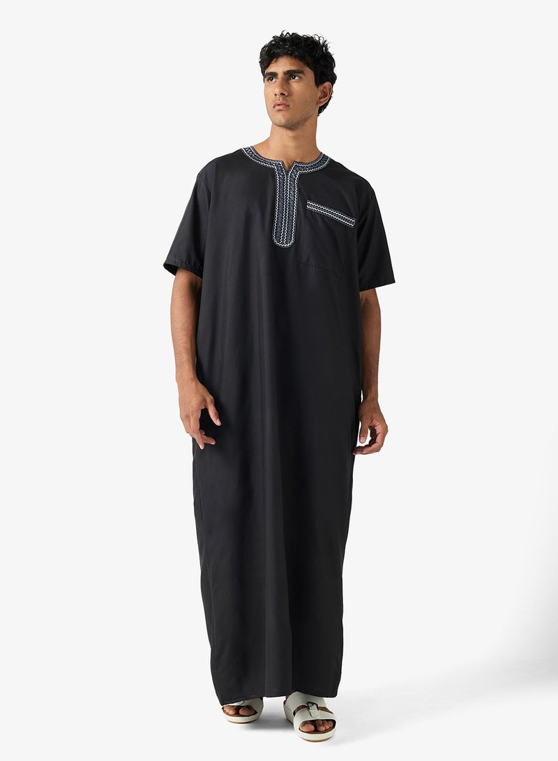 روبرت وود ثوب كلاسيكي بياقة مستديرة - Image 1